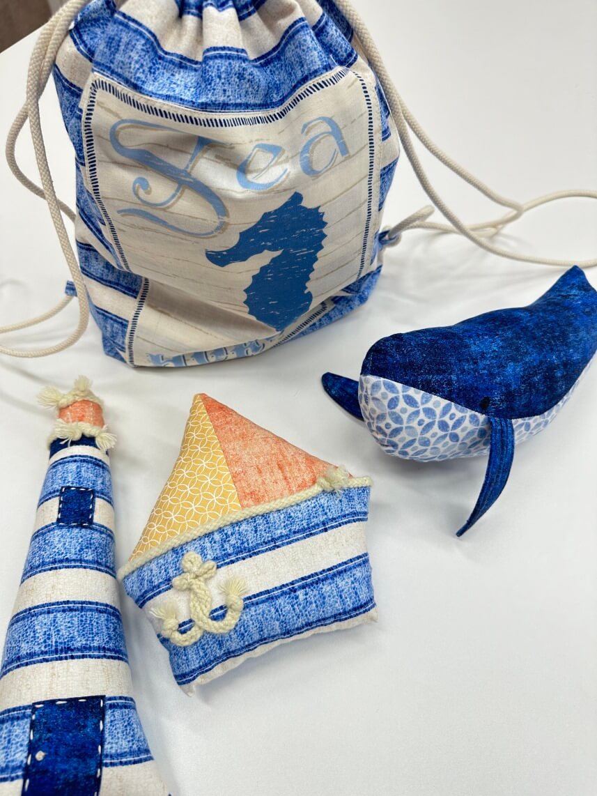 Рюкзак с мягкими игрушками «Морское путешествие»