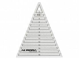 Линейка для пэчворка Aurora AU-45 Треугольник 45°