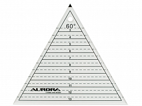 Линейка для пэчворка Aurora AU-60 Треугольник 60°