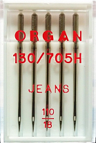 Иглы джинс Organ № 110 5 шт.