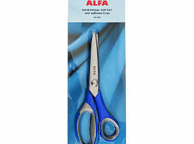 Ножницы зигзаг ALFA AF 493 23 см, шаг зубчика 5 мм