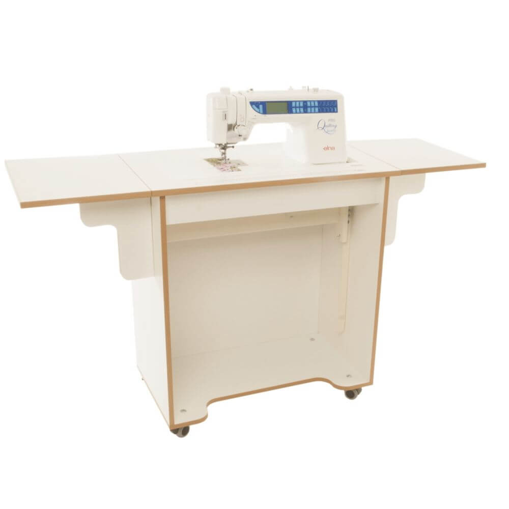 Стол для швейной машины и оверлока Комфорт-7+ (с дополнительной поверхностью для кроя)