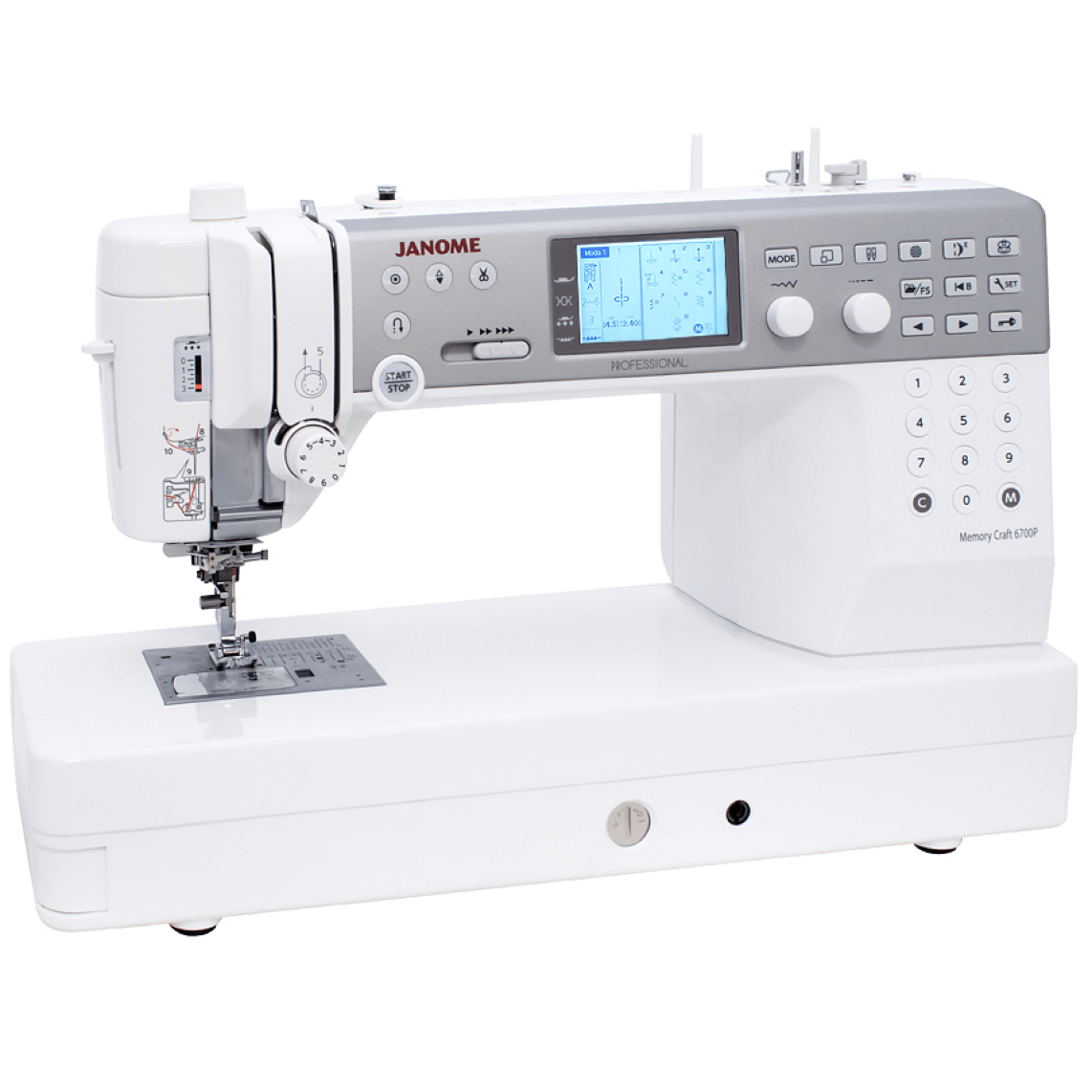 Janome MC 6700P: швейные машины, купить в Мире Шитья