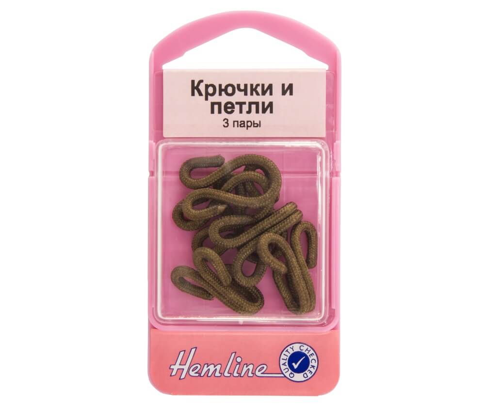 Hemline крючки и петли пришивные для верхней одежды 402 размер № 3