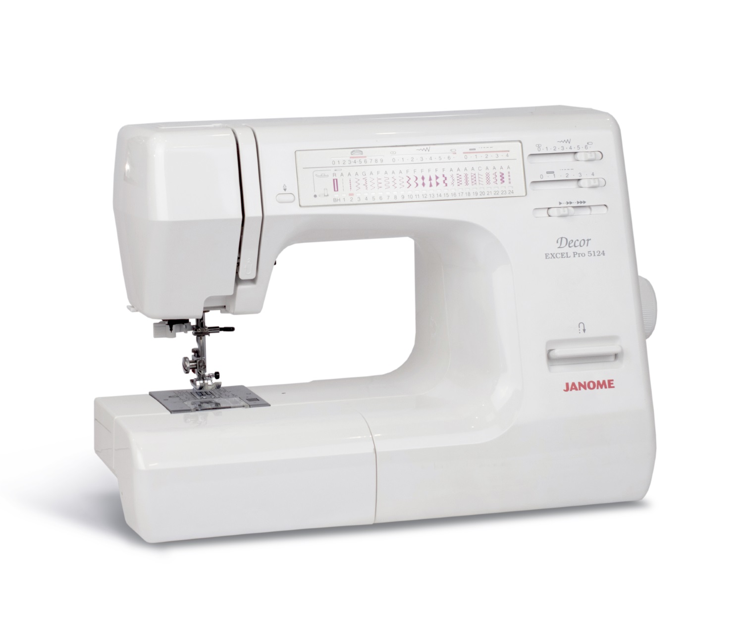 Швейная машина Janome Decor Excel Pro 5124 купить в магазине Мир шитья