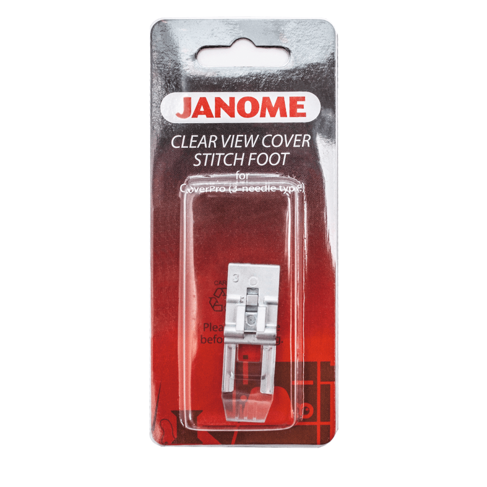 Лапка для подшивания края Janome Cover Pro для 3-х игл, купить в  интернет-магазине Мир Шитья, цены в Москве, СПб, по России.