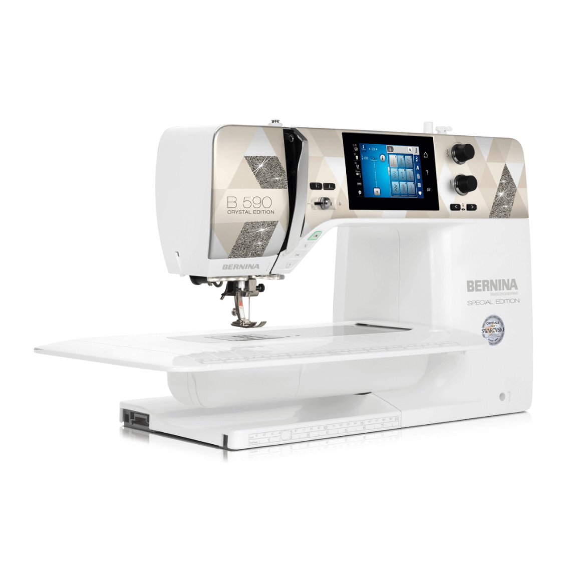 Bernina B 590 CRYSTAL EDITION, купить швейно-вышивальные машины Bernina в  Мире Шитья в Москве, СПб