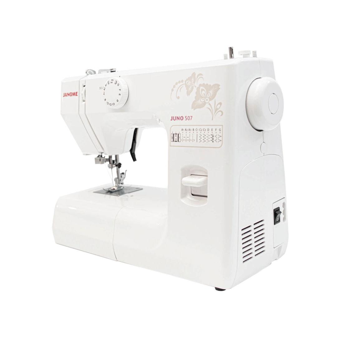 Швейная машина Janome Juno 507 купить в магазине Мир шитья