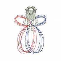 Дизайн для вышивки «Веревочный ангел»