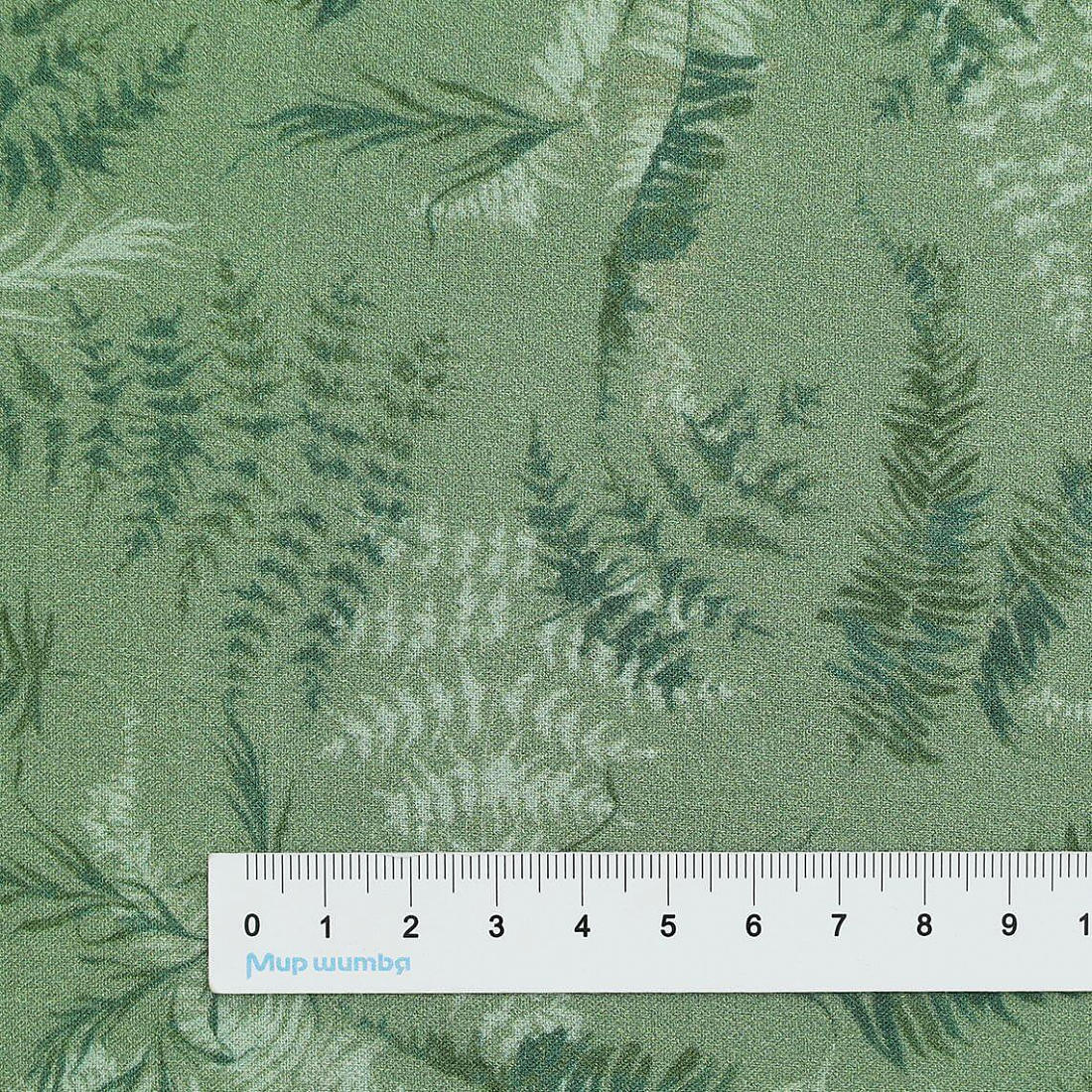 Ткань хлопок для пэчворка для одежды зеленый, флора, Windham Fabrics (арт. 53786D-2)