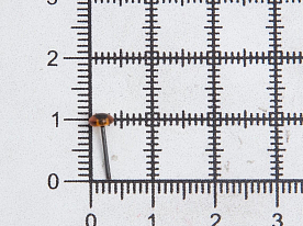 Глазки для кукол на металлической ножке 4 мм коричневые 10 шт.