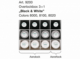 Набор ниток для оверлока Madeira арт. 9200 Aerolock 3+1